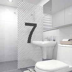 Design Soopool 無膠靜電淋浴窗貼, 幸運七 02