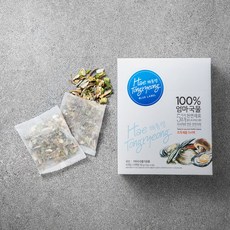 해통령 100% 엄마국물 조개해물다시백, 14g, 10개입, 1개