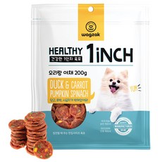 와그작 강아지 건강한 육포, 혼합맛(오리/야채), 200g, 1개