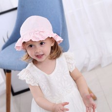 JOY MULTI 孩童包頭帽 草莓牛奶色