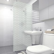 디자인수풀 북유럽스타일 무점착 샤워 윈도우 시트지, NSW 846