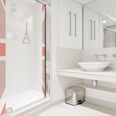 디자인수풀 북유럽스타일 무점착 샤워 윈도우 시트지, NSW 847