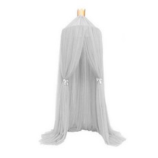 高級北歐網紗床幔 + 金色星星裝飾, 灰色