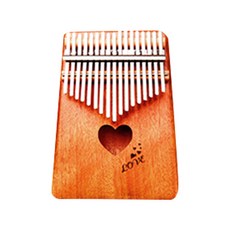 enya 卡卡實心桃花心木卡林巴心 KK17-MI