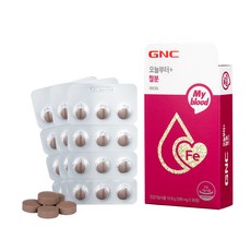 GNC 오늘부터 플러스 철분 영양제, 1개, 36정