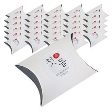 迷你謝謝你半月禮盒 100p + 韓文 1 石貼紙 100p, 白+黑, 1套