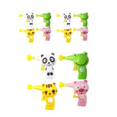 애니수동 버블건 4종 x 3p세트, 펜더, 돼지, 호랑이, 개구리, 1개