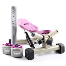 ROVERA 踏步機 M-60A + 重量帶 500g + 專用墊組合, 紫色
