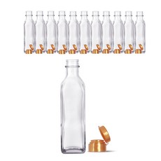 미르코리아 원터치 사각병 투명 FN300S, 300ml, 12개