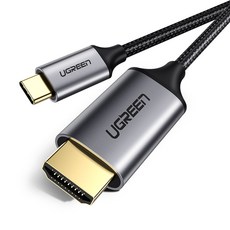 UGREEN 綠聯 4K Type-C HDMI V2.0 鏡像傳輸線 1.5m, 混合色, 1個