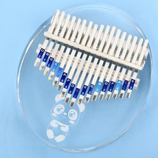 Moehanggi 17音階拇指琴 透明彩色 款式2, 單品