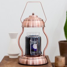 더스윗 터치 스위치 엔틱 카퍼 캔들워머 + 양키캔들 라지자 + 할로겐전구 2p, 미드썸머나잇