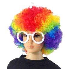 派對服裝.com FUN 派對巨型燙髮假髮 B01, 混合, 1個