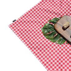 MERRY EDEN 野餐雙面防水野餐墊, 紅色格紋