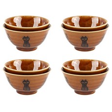 Reine 貓咪餐碗 8件組, 混色, 單品