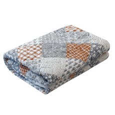 한일의료기 체크믹스 고급전기요, 인디고그레이, L(135 x 180 cm)