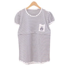 條紋短袖哺乳T恤