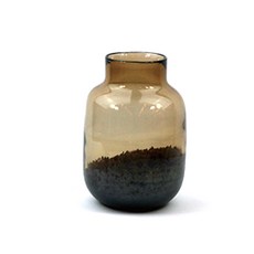 Able Bamboo Ovander花瓶 款式B, 棕色的