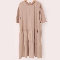 Mom's Sketch 孕婦短袖連身蛋糕裙