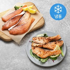 오젠 치즈갈릭 연어스테이크 (냉동), 120g, 2개