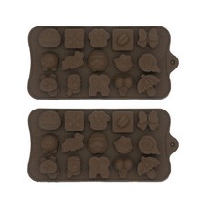 15格矽膠造型模具, 單色, 2個