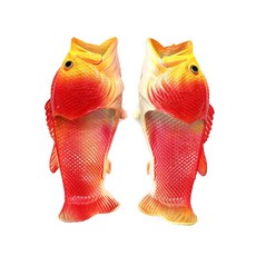 콩 K SHOES 魚形拖鞋, 紅色, 255