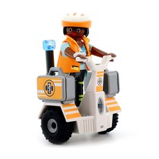 playmobil 摩比人 救援者和兩輪車玩具 70052, 1個