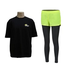 VENDIS 女款素色短袖防曬衣 M227+內搭短褲套裝 A805