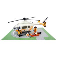 playmobil 摩比人 救援直升機玩具 70048, 1個