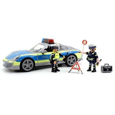 playmobil 摩比人 保時捷 911 Carrera 4S 警察玩具 70066, 1個