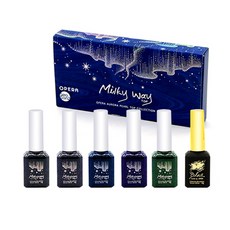 Opera Season2 Milky Way極光珍珠封層膠 6種組, M-01,M-02,M-03,M-04,M-05,黑色, 1組