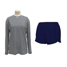 VENDIS 女款 Boy Meets Girl 防磨衣 M226 + 開衩短版沙灘褲 A521 套裝