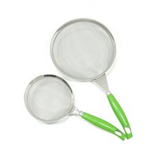 GENIAL 濾網 B型 2款組, 不銹鋼銀+綠色, 1套