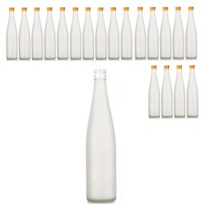Mirkorea 不透明石榴酒瓶 500ml + 透明收縮膜 20入, 1套