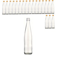 Mir透明石榴酒瓶 500ml+透明收縮膜 20入, 1組