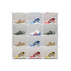 GAPANG 鞋櫃展示架 12 隔間 白色, 1個