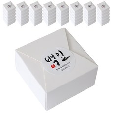 包裝盒 100入+貼紙 100入組, 混色, 1套