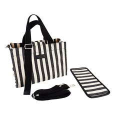 AMYLOVESPET 朱莉步行包條紋, 黑色的, 1個