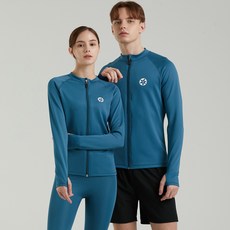 TUBE TREE 素色拉鍊長袖防曬T恤 男款+女款