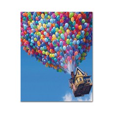 ADICO 彩色氣球 DIY 繪畫屋 E364 40 x 50 厘米, 彩色氣球屋, 1幅