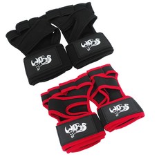 와일드브로스 슬림핏 헬스장갑 2종 세트, 레드. 블랙, 1개