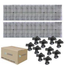 Soo Aqua 隔板網 20片 + 隔板固定橡膠套組, 1套