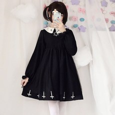 LoliDolls 白色蕾絲吊帶長袍套裝 QM2079