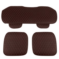 어반카 차량용 3D 앞좌석 2p + 뒷좌석 시트 자동차 방석 세트, 브라운, 1세트