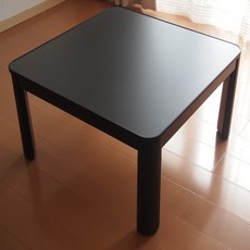 지이라이프 접이식 난방 테이블 KOR-75F, 블랙