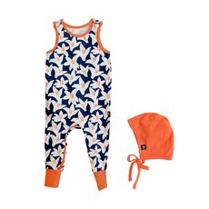 로토토베베 큰꽃 점프수트 + 보넷 세트