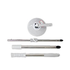 Queen Maru手柄旋轉舒適型圓盤3段伸縮桿組, 1個