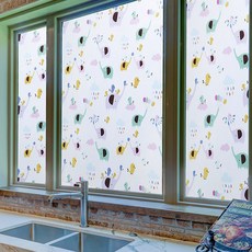 시트나라 무점착 창문시트지 HP-040 2p, 코끼리