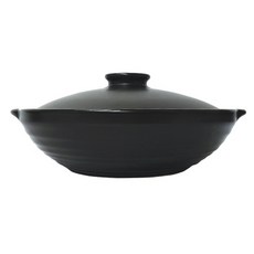 PAULUS 雙耳耐熱湯鍋+鍋蓋組, 黑色