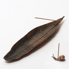 콩 K-Living Home 樹葉蝸牛線香座, 棕色